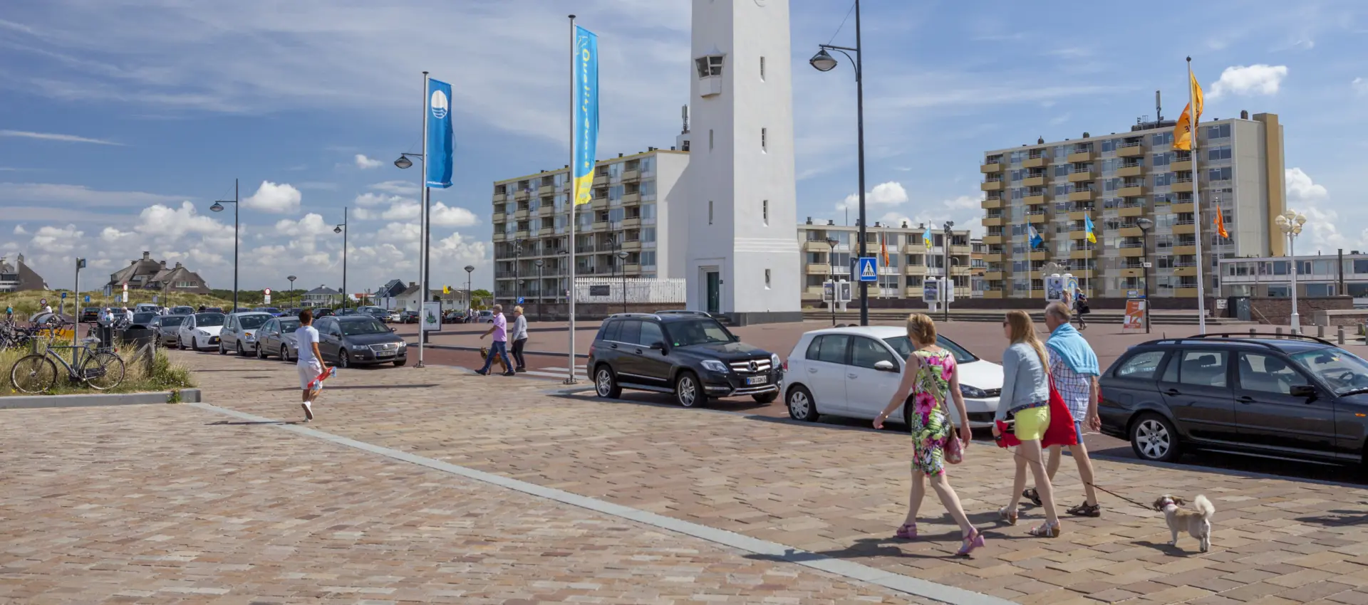 boulevard Noordwijk met vuurtoren
